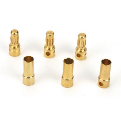 Connecteur cylindrique plaqu� or, 3.5mm (3) - HORIZON HOBBY - R�f�rence: DYNC0043