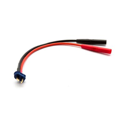 Cordon de charge isol� :Banane vers type Deans m�le - HORIZON HOBBY - R�f�rence: DYNC0053