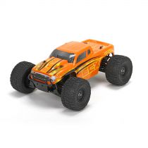 Ruckus 1/18th 4WD Monster Truck Orange/Jaune RTR INT - HORIZON HOBBY - Référence: ECX01000IT2