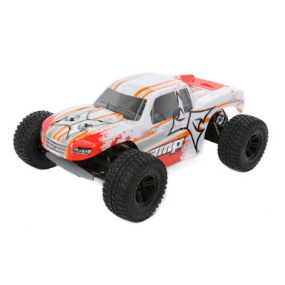 AMP MT 1/10 2WD Monster Truck: Blanc/Orange RTR INT - HORIZON HOBBY - R�f�rence: ECX03028IT1