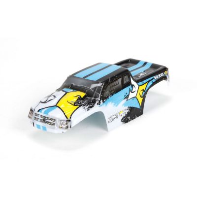 Ruckus 1:24 - Carrosserie peinte, noire/blanche - HORIZON HOBBY - R�f�rence: ECX200005