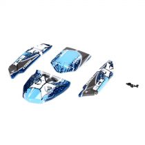 1:24 Roost - Carrosserie peinte, Bleu/Gris - HORIZON HOBBY - Référence: ECX200010