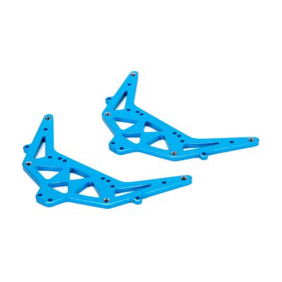 1:24 4WD Temper - Plaque lat�rales, aluminium, Bleues - HORIZON HOBBY - R�f�rence: ECX201009