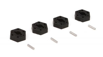 Ruckus 1/18, Torment 1/18 et Rally 1/18 - Set d'hexagones de roues - HORIZON HOBBY - R�f�rence: ECX212004