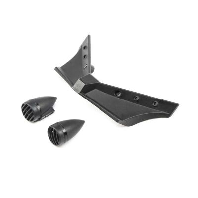 Front Bumper and Headlights Black: 1.9 Doomsday - HORIZON HOBBY - R�f�rence: ECX220006