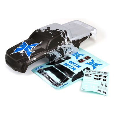 Body, Charcoal/Silver: 1/10 2wd Ruckus - HORIZON HOBBY - R�f�rence: ECX230002