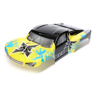 1/10 2wd/4wd Torment - Carrosserie Jaune/Bleu - HORIZON HOBBY - R�f�rence: ECX230029