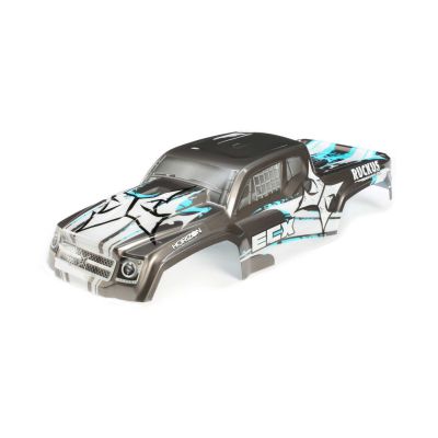 Body, Gunmetal/Blue: 1/10 2WD/4WD Ruckus - HORIZON HOBBY - R�f�rence: ECX230030