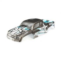 Body, Gunmetal/Blue: 1/10 2WD/4WD Ruckus - HORIZON HOBBY - Référence: ECX230030