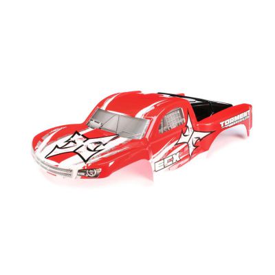 Body, Red/White: 1/10 2WD/4WD Torment - HORIZON HOBBY - R�f�rence: ECX230031