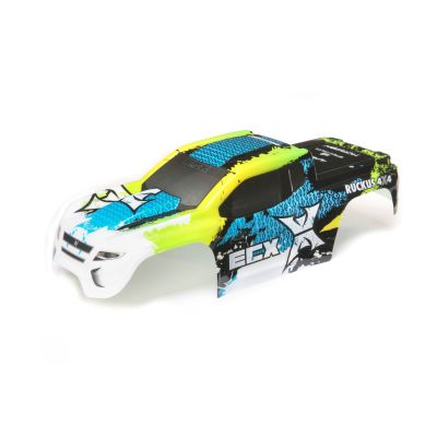 Body, Green/Blue: 1/10 2wd & 4wd Ruckus - HORIZON HOBBY - R�f�rence: ECX230035