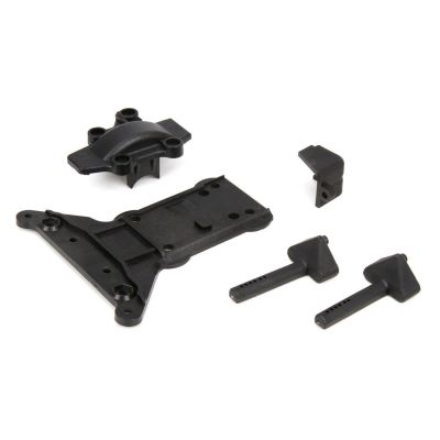 ECX 4WD 1/10 - Couvercle de transmission/Plaque/support de batterie - HORIZON HOBBY - R�f�rence: ECX231010