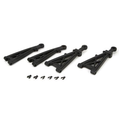 ECX 4WD 1/10 - Triangles avant (2) - HORIZON HOBBY - R�f�rence: ECX234001