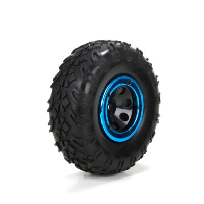 1:18 4WD Temper - Pneus mont�s sur jantes (2) - HORIZON HOBBY - R�f�rence: ECX41003
