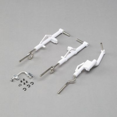 CZ T-28 - Habillage de jambe de train avec bras de direction roulette de nez et visserie - HORIZON HOBBY - R�f�rence: EFL1315