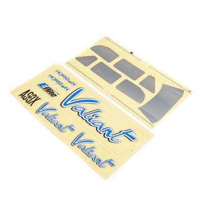 E-FLITE Valiant 1.3: Decal Sheet - HORIZON HOBBY - R�f�rence: EFL4963