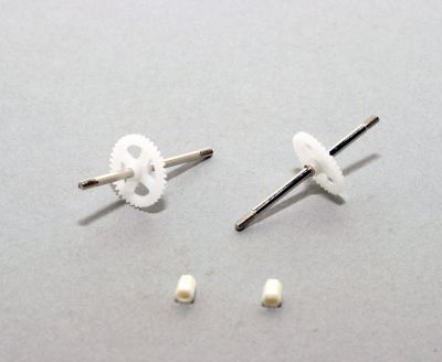 Micro 4-Site -Axe d'h�lice avec pignon (2) - HORIZON HOBBY - R�f�rence: EFL9054
