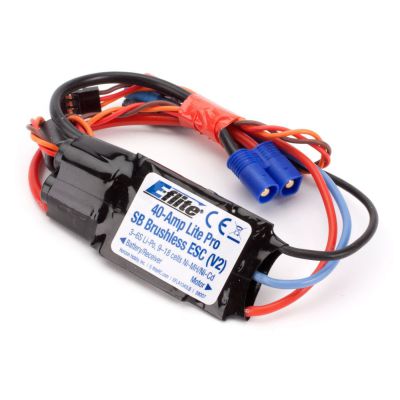 Contr�leur Brushless 40A Lite Pro Switch-Mode BEC (V2) - HORIZON HOBBY - R�f�rence: EFLA1040LB