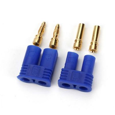 Connecteur batterie et accessoires EC2, M�le/Femelle - HORIZON HOBBY - R�f�rence: EFLAEC203
