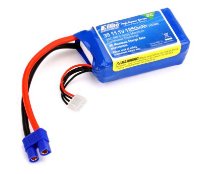 E-FLITE Accu Li-Po 1350mAh 3S 11,1V 30C - HORIZON HOBBY - R�f�rence: EFLB13503S30