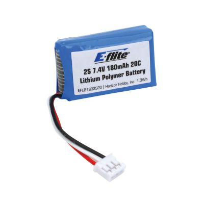 E-FLITE Micro Beast -LiPo 180Mah 2S 7.4V - HORIZON HOBBY - R�f�rence: EFLB1802S20