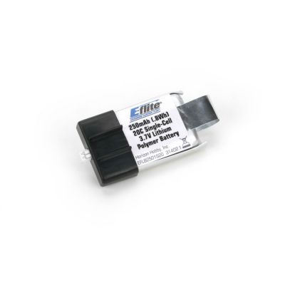Accu Li-Po 3,7V 1S 250mA 20C - HORIZON HOBBY - R�f�rence: EFLB2501S20