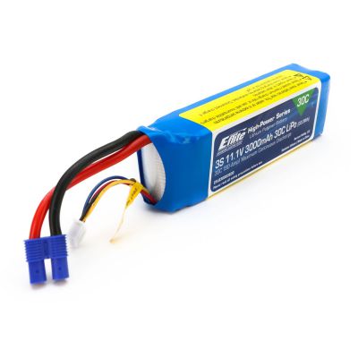 Batterie Li-Po 3S 11.1V 3000mA 30C, prise EC3 - HORIZON HOBBY - R�f�rence: EFLB30003S30