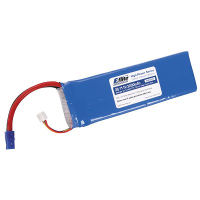 Accu Li-Po 3200mAh 3S 11.1V 20C, 13AWG EC3 - HORIZON HOBBY - R�f�rence: EFLB32003S