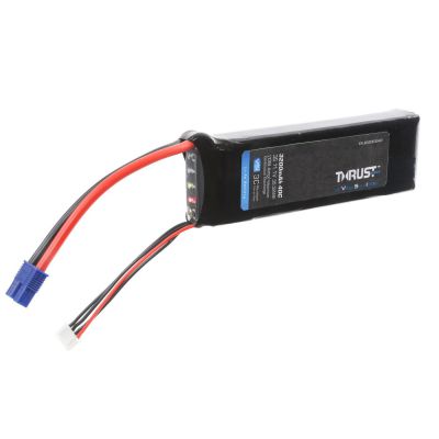 Batterie Li-Po 3S 11,1V 3200mA 40C avec DEL, EC3 - HORIZON HOBBY - R�f�rence: EFLB32003S40