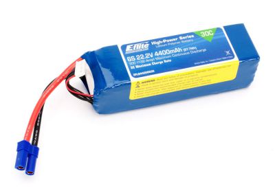 Batterie Li-po 22,2V 6S 4400mA 30C, prise EC5 - HORIZON HOBBY - R�f�rence: EFLB44006S30