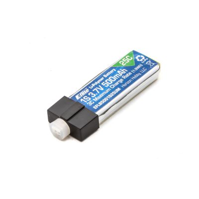 E-FLITE Batterie Li-Po 1S 3,7V 500mA 25C, prise UMX - HORIZON HOBBY - R�f�rence: EFLB5001S25UM