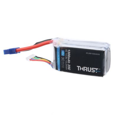 E-flite 1300mAh 4S 14.8V 35C batterie Li-Po - HORIZON HOBBY - R�f�rence: EFLRB13004S35