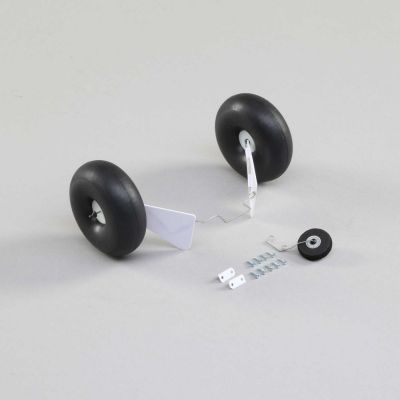 Landing gear set w/float wire, screws: UMX Timber - HORIZON HOBBY - R�f�rence: EFLU3954