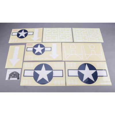 F4U-1D Corsair 60cc - Planche de d�coration - HORIZON HOBBY - R�f�rence: HAN476015