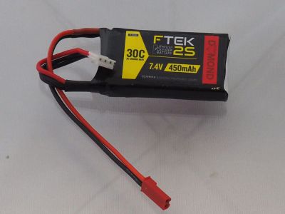 DYMOND F-TEK 2S 450mAh (7,4V) 30C LiPo Pack (BEC) - HORIZON HOBBY - R�f�rence: HSF03199010