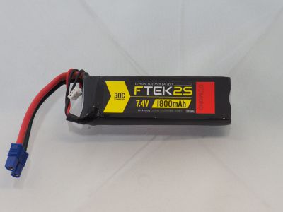 DYMOND F-TEK 2S 1800mAh (7,4V) 30C LiPo Pack (EC3) - HORIZON HOBBY - R�f�rence: HSF03199015