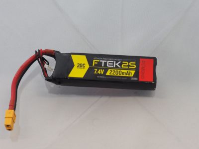 DYMOND F-TEK 2S 2200mAh (7,4V) 30C LiPo Pack (XT60) - HORIZON HOBBY - R�f�rence: HSF03199018