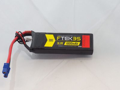 DYMOND F-TEK 3S 1800mAh (11,1V) 30C LiPo Pack (EC3) - HORIZON HOBBY - R�f�rence: HSF03199029