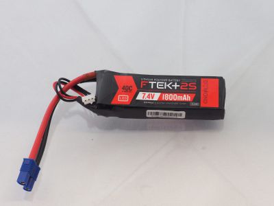 DYMOND F-TEK+ 2S 1800mAh (7,4V) 40C LiPo Pack with LED Indicator (EC3) - HORIZON HOBBY - R�f�rence: HSF03199061