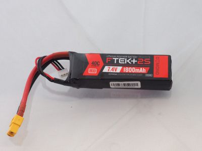 DYMOND F-TEK+ 2S 1800mAh (7,4V) 40C LiPo Pack with LED Indicator (XT60) - HORIZON HOBBY - R�f�rence: HSF03199062