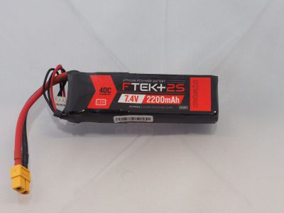 DYMOND F-TEK+ 2S 2200mAh (7,4V) 40C LiPo Pack with LED Indicator (XT60) - HORIZON HOBBY - R�f�rence: HSF03199064