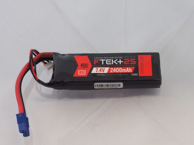 DYMOND F-TEK+ 2S 2400mAh (7,4V) 40C LiPo Pack with LED Indicator (EC3) - HORIZON HOBBY - R�f�rence: HSF03199065