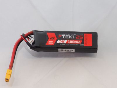 DYMOND F-TEK+ 2S 2400mAh (7,4V) 40C LiPo Pack with LED Indicator (XT60) - HORIZON HOBBY - R�f�rence: HSF03199066