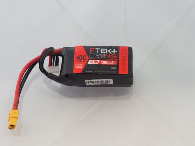 DYMOND F-TEK+ 4S 1300mAh (14,8V) 40C LiPo Pack with LED Indicator (XT60) - HORIZON HOBBY - R�f�rence: HSF03199083