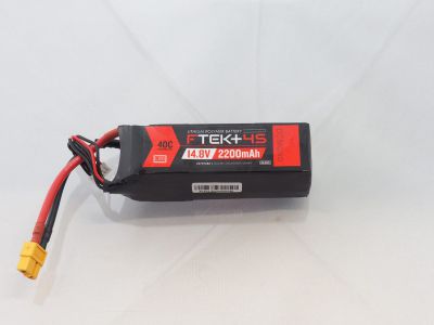 DYMOND F-TEK+ 4S 2200mAh (14,8V) 40C LiPo Pack with LED Indicator (XT60) - HORIZON HOBBY - R�f�rence: HSF03199088