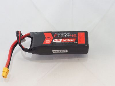DYMOND F-TEK+ 4S 2400mAh (14,8V) 40C LiPo Pack with LED Indicator (XT60) - HORIZON HOBBY - R�f�rence: HSF03199090