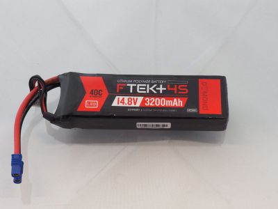 DYMOND F-TEK+ 4S 3200mAh (14,8V) 40C LiPo Pack with LED Indicator (EC3) - HORIZON HOBBY - R�f�rence: HSF03199091