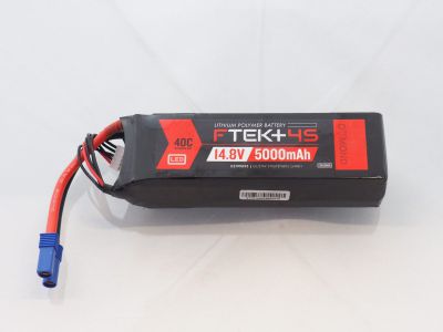 DYMOND F-TEK+ 4S 5000mAh (14,8V) 40C LiPo Pack with LED Indicator (EC5) - HORIZON HOBBY - R�f�rence: HSF03199095