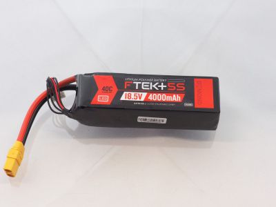 DYMOND F-TEK+ 5S 4000mAh (18,5V) 40C LiPo Pack with LED Indicator (XT90) - HORIZON HOBBY - R�f�rence: HSF03199100