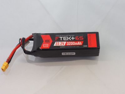 DYMOND F-TEK+ 6S 3200mAh (22,2V) 40C LiPo Pack with LED Indicator (XT60) - HORIZON HOBBY - R�f�rence: HSF03199104